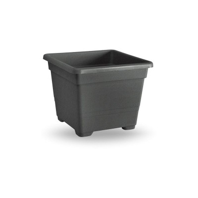 VASO QUADRATO CM.32  ANTRACITE