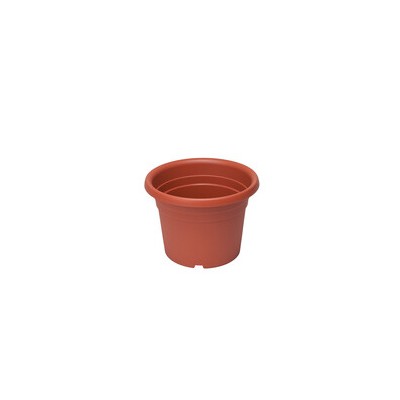 VASO CILINDRO DAHALIA CM 35X25H LT14 TERRACOTTA
