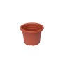 VASO CILINDRO DAHALIA CM 35X25H LT14 TERRACOTTA