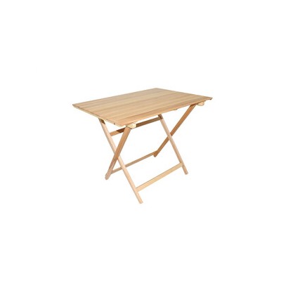 TAVOLO LEGNO PIEGHEVOLE 100X60X75CM NOCE