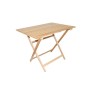 TAVOLO LEGNO PIEGHEVOLE 100X60X75CM NOCE